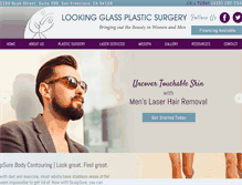 Tablet Screenshot of lookingglasssurgery.com